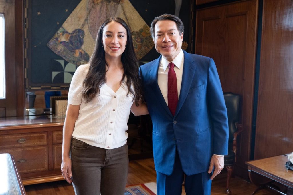 Senadora Julieta Ramírez sostiene reunión con titular de Educación, Mario Delgado