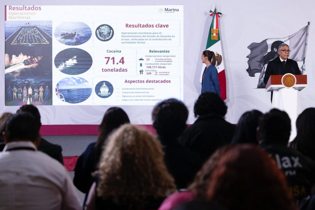 Reducen 49% homicidios y cero impunidad contra funcionarios: presidenta Claudia Scheinbaum