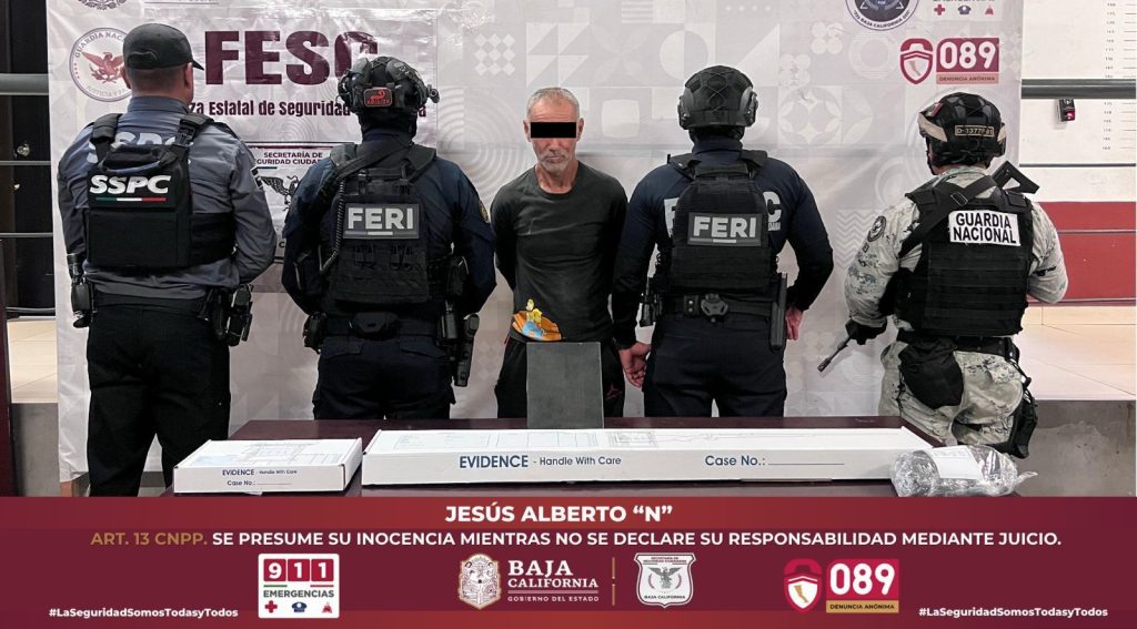 «El Mazapán» es arrestado con armas y cartuchos útiles