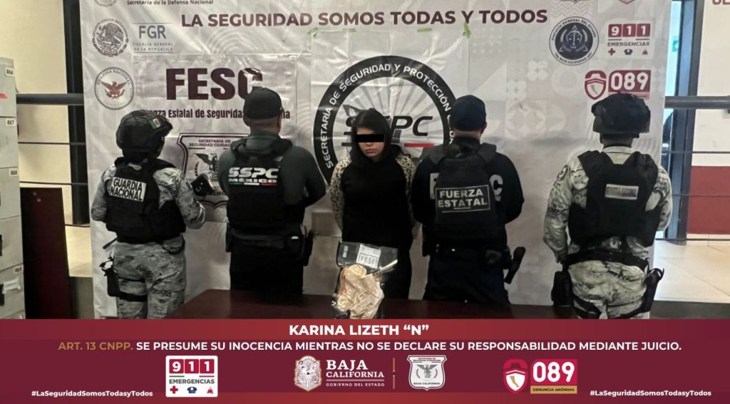 Cae mujer en manos de Fuerza Estatal, ocultaba armas de fuego en muñeco de peluche