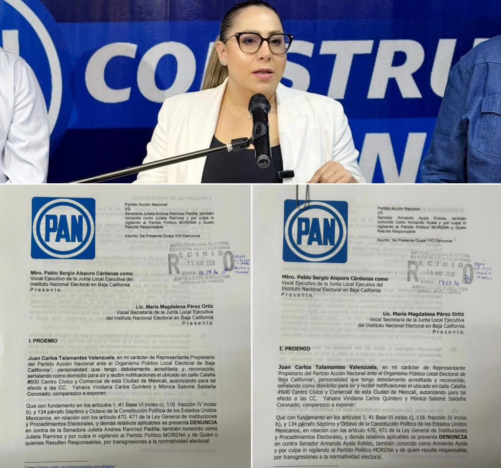 PAN exige investigación electoral en contra contra senadora Julieta Ramírez y Armando Ayala