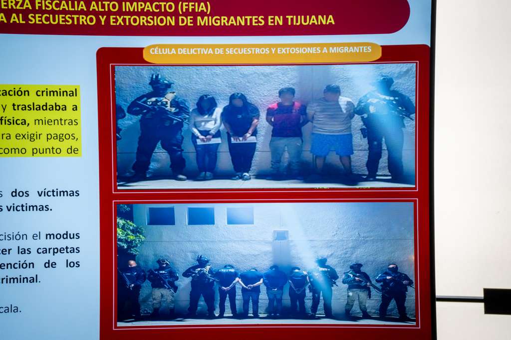 Detienen a nueve personas por secuestro de migrantes en Tijuana