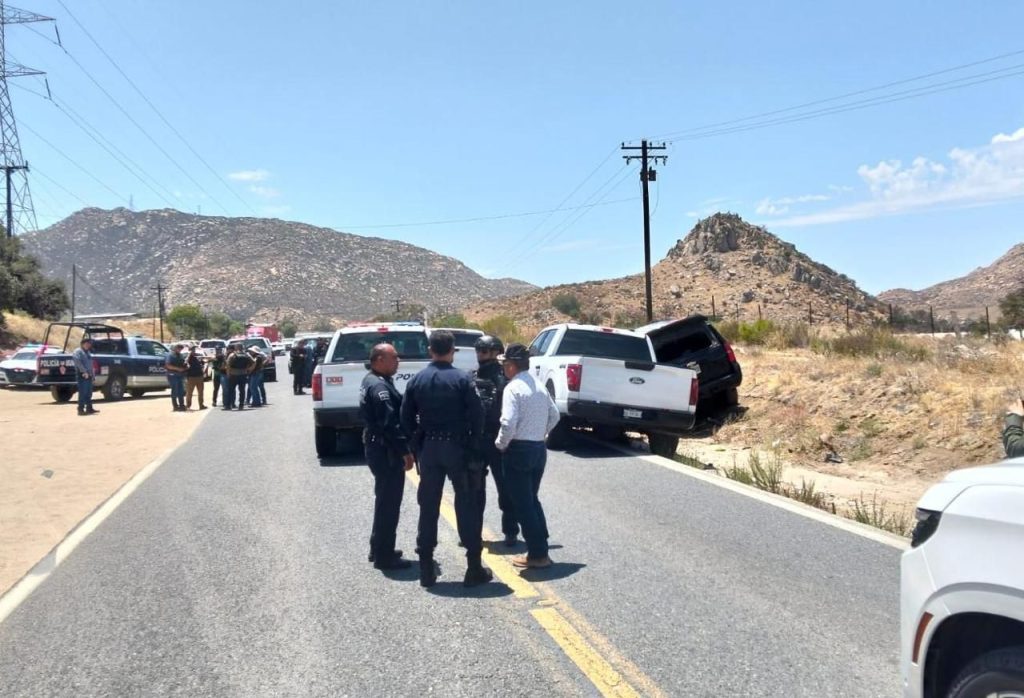 Abaten a sujeto en Tecate que había robado camioneta en Mexicali