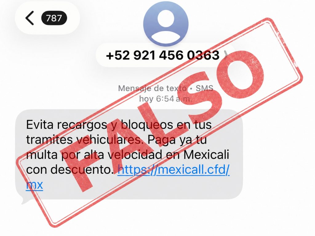 Gobierno de Mexicali alerta sobre estafa mediante mensaje de texto
