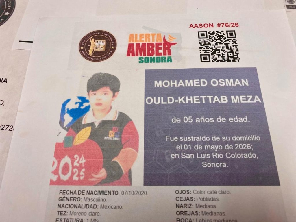 Madre busca a su hijo de 5 años en México, presuntamente sustraído por su padre originario de Francia