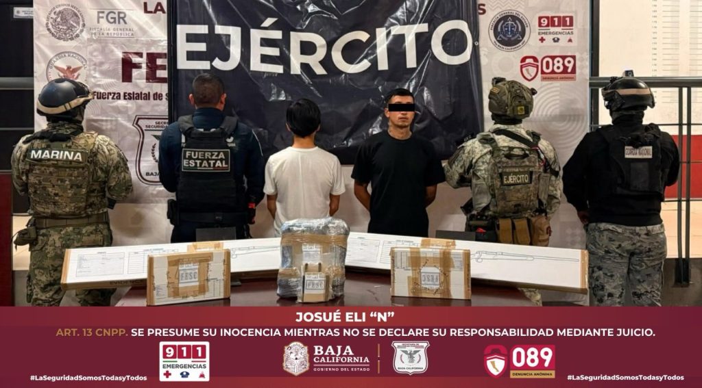 Arrestan a par de presuntos sicarios, uno es adolescente