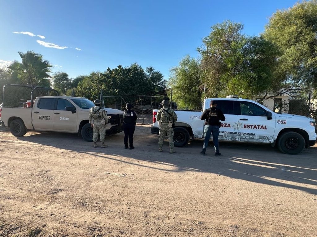 Resguardan dos predios de organización criminal en el Valle de Mexicali