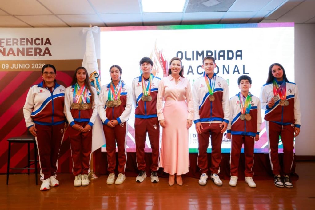 Reconoce gobernadora Marina del Pilar liderazgo de BC en el Top 3 de la Olimpiada Nacional