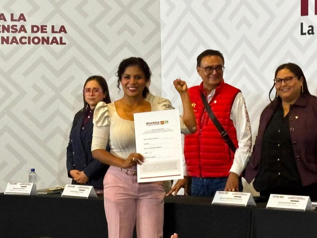 Se registra Montserrat Caballero como aspirante a la gubernatura de Baja California