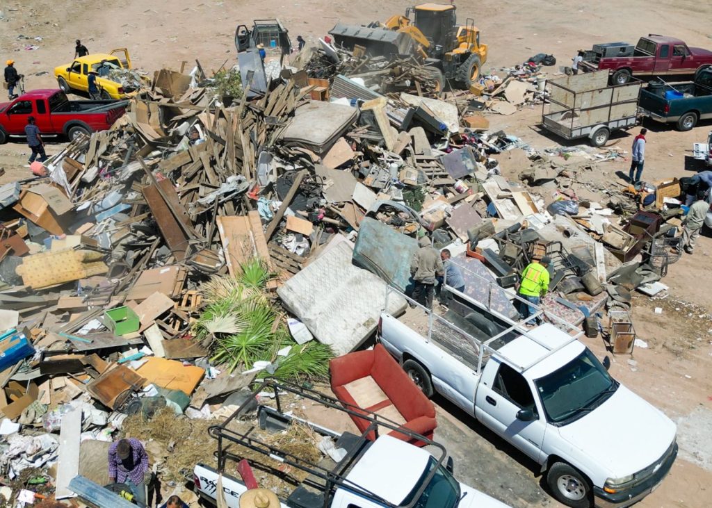 9,100 toneladas de basura gracias al programa «Mueble viejo» en Mexicali