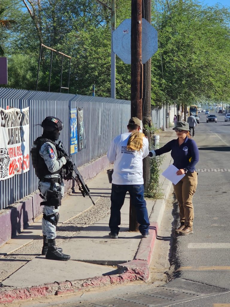 Realizan búsqueda de personas en Mexicali