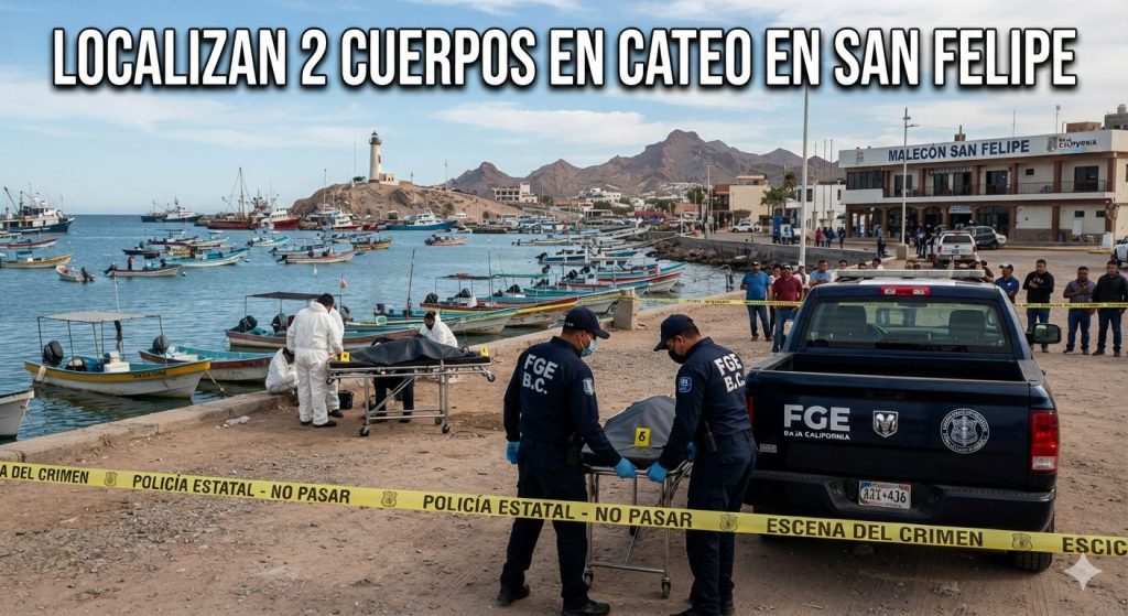 Localizan 2 cuerpos durante cateo en investigación por desaparición de mujeres en San Felipe