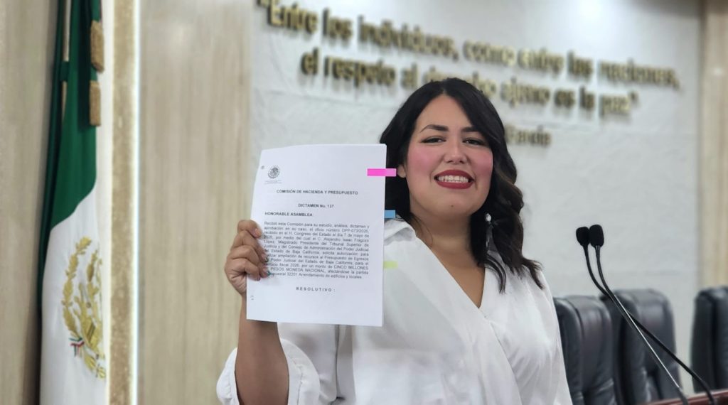 Aprueba Congreso BC presupuesto para aplicación de Código Nacional de Procedimientos Civiles y Familiares