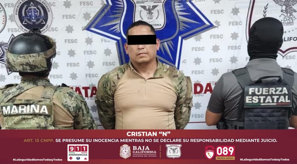 Cae en el Valle de Mexicali «El Muerto», posible implicado en ataque contra agentes estatales