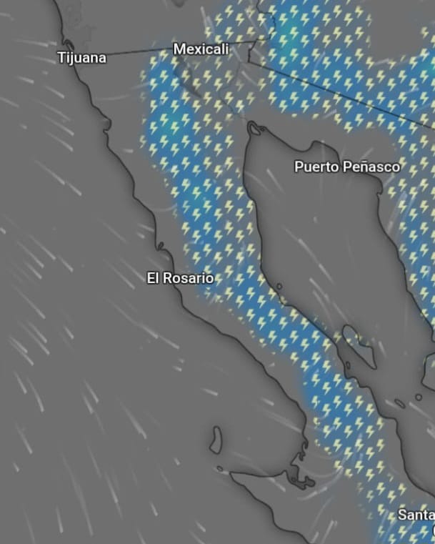 Advierte Protección Civil BC por altas temperaturas extremas lluvias y vientos para los próximos días