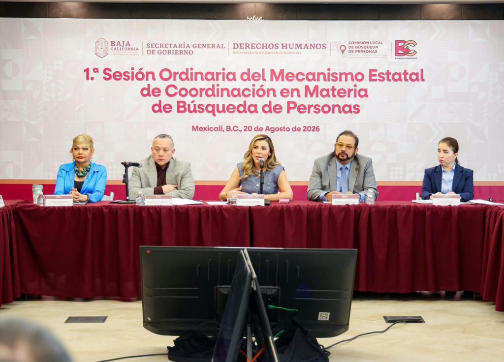 Encabeza Gobernadora primera sesión de Mecanismo Estatal de Búsqueda de Personas