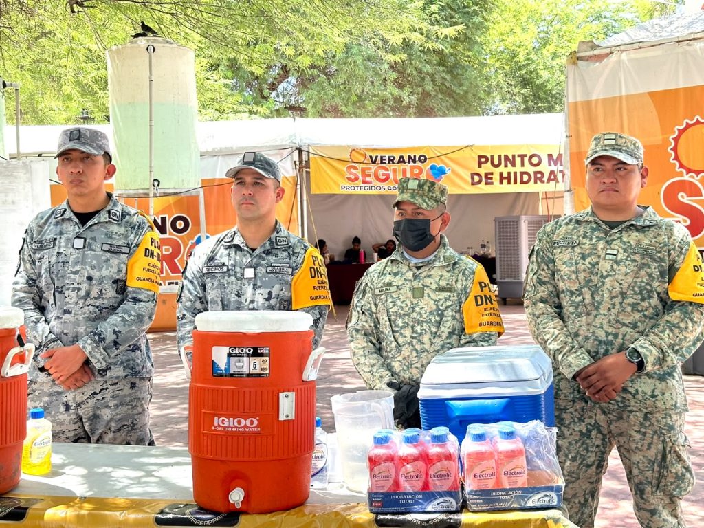 Ejército entra con Plan DN-III-E ante intenso calor en Mexicali