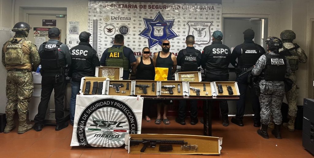 Arrestan al «Sargento Phoenix» con equipo bélico y drogas en operativo en Mexicali