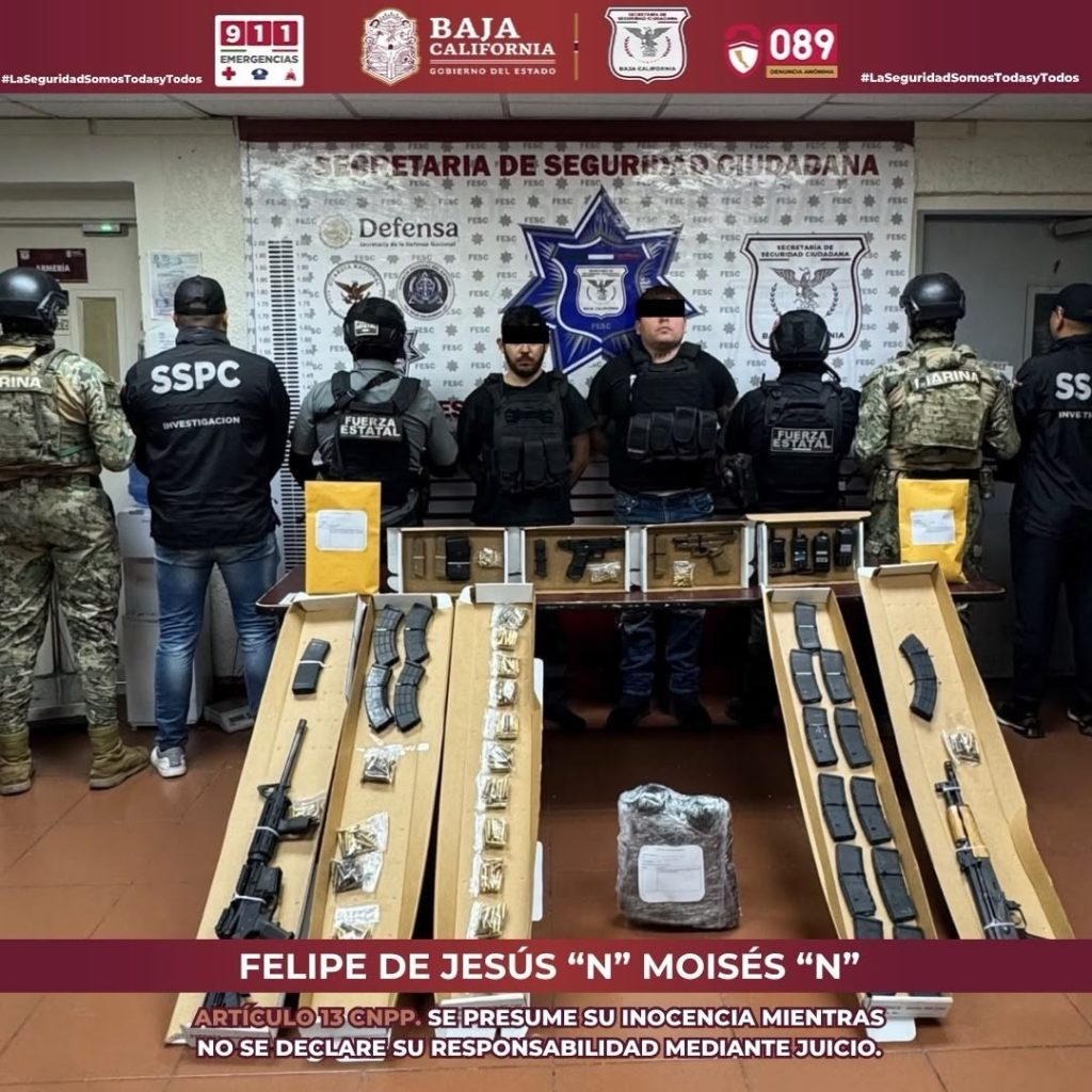 Arrestan a «El Canelo» en el Valle de Mexicali, integrante de grupo delictivo