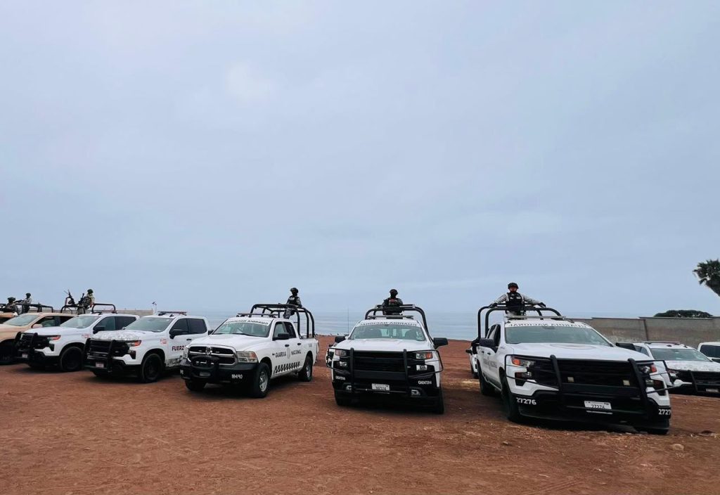 Activian operativo de seguridad en Playas de Rosarito