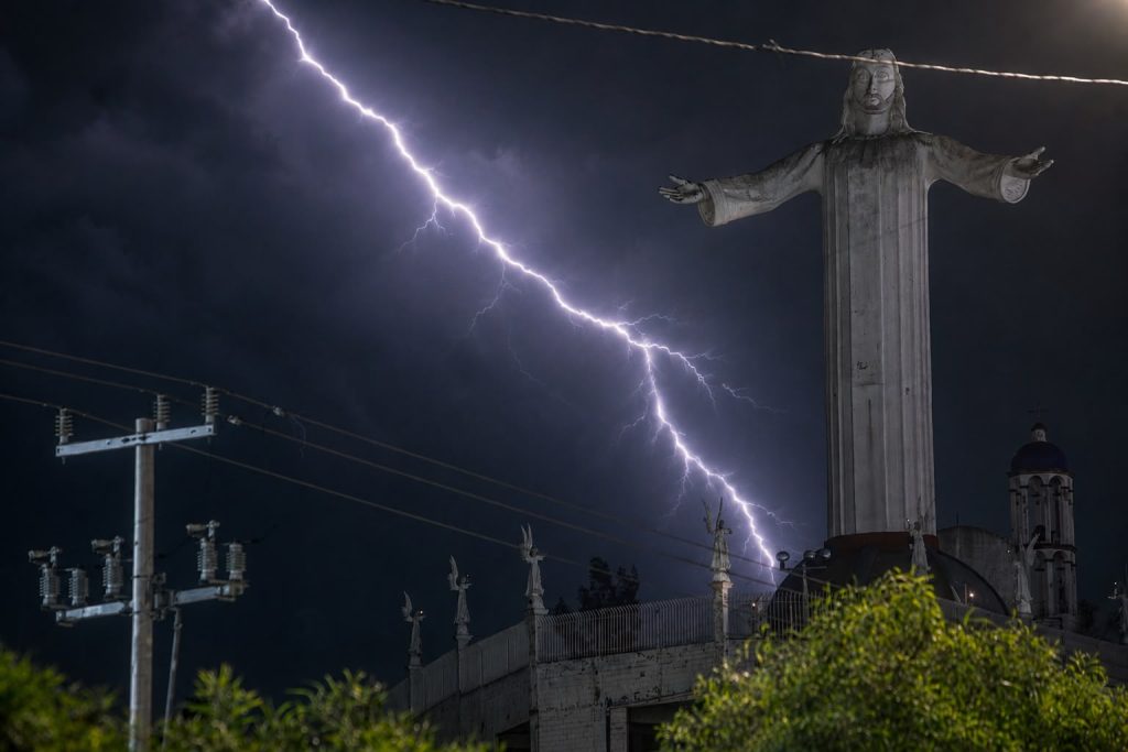 Tormenta eléctrica sorprende a BC durante la madrugada