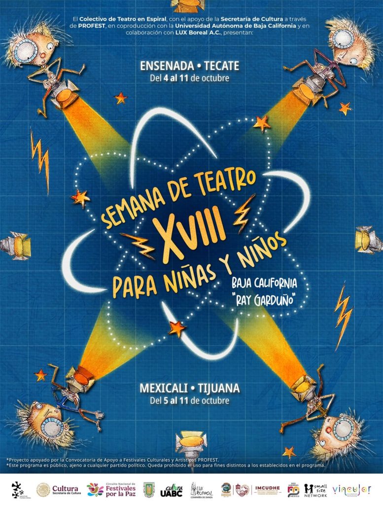 Regresa la diversión para toda la familia con la Semana de Teatro XVIII para Niñas y Niños Baja California “Ray Garduño”
