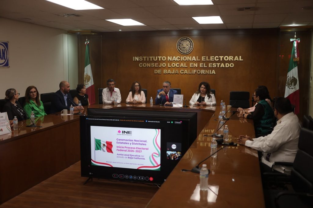 Da inicio proceso electoral federal, en Baja California realizan ceremonía