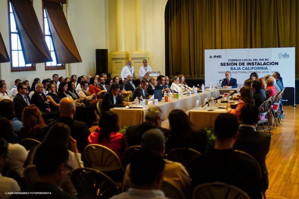 Instala INE Consejo Local para elecciones de 2027 en Baja California