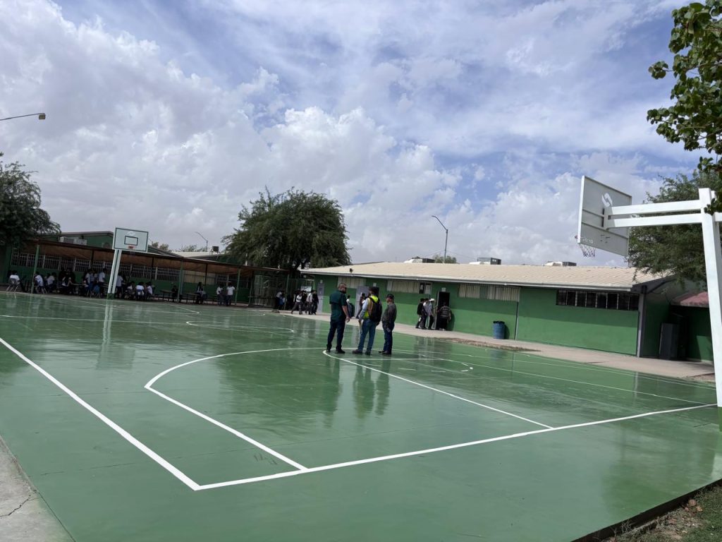 Entregan 4 obras en centros educativos del ejido Puebla en Mexicali