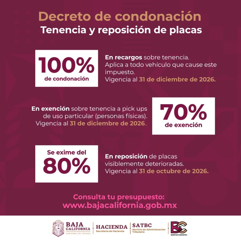 Entra en vigor el nuevo Decreto de Condonación Vehicular. 🚗💨