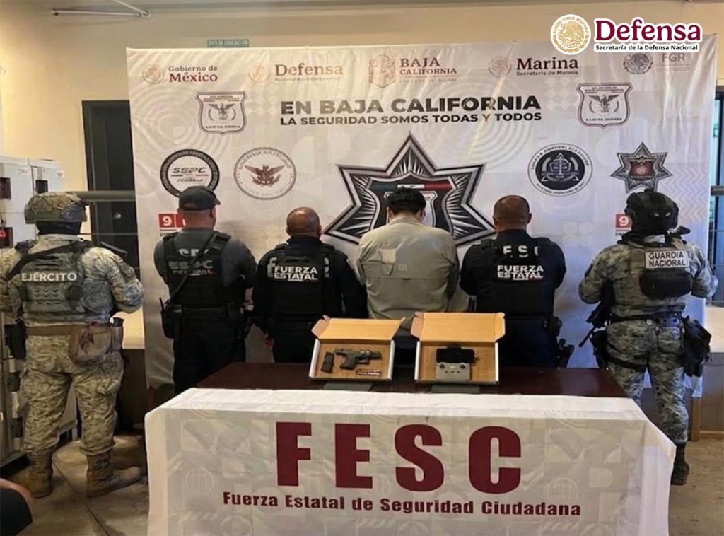Atrapan a supuesto «pollero» con dron de vigilancia en frontera