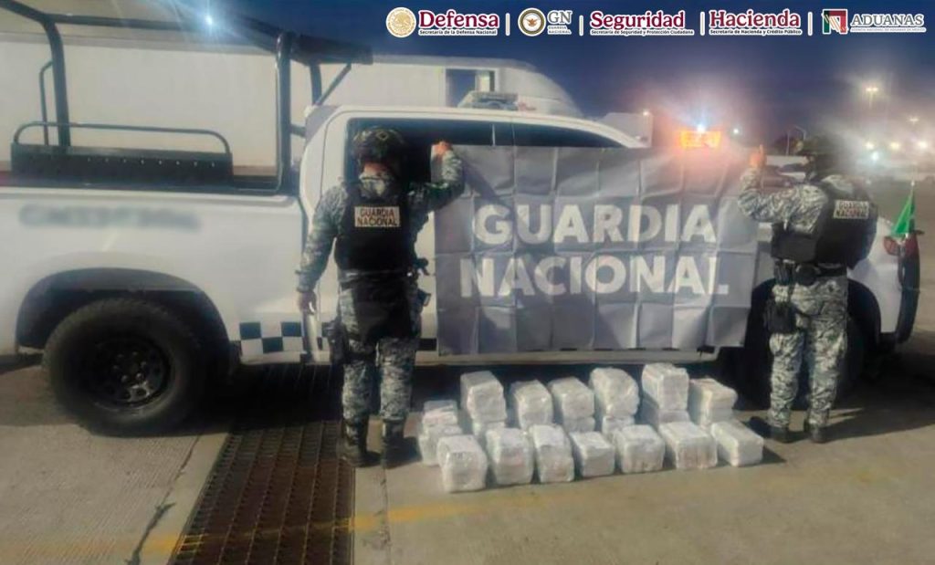 Aseguran 80 kg de cocaína en Aduana de Tijuana