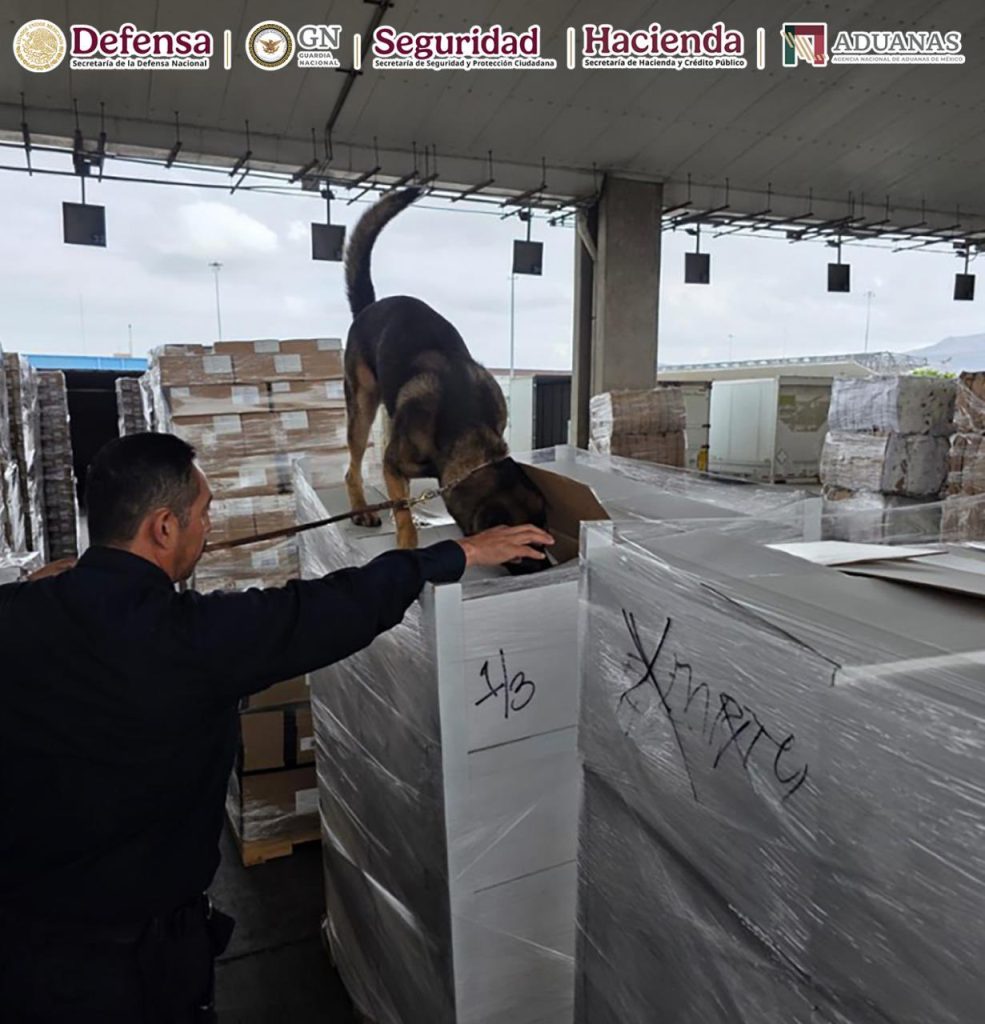 Aseguran más de 1357 kg de Meta y 10 kilos de Fentanilo en Aduana de Tijuana