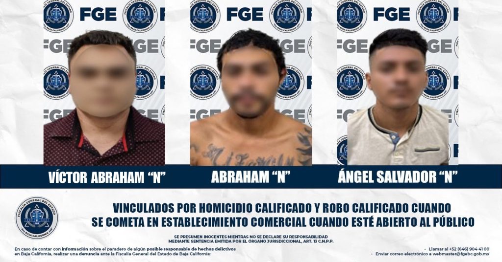 Vinculan a proceso a tercia de asaltantes y homicidas de joyero de Mexicali