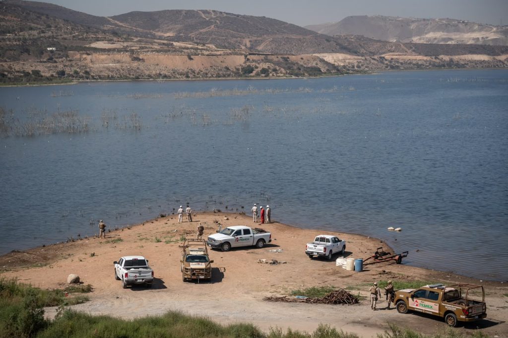 Detectan fuga de hidrocarburo en presa Abelardo L. Rodríguez; autoridades aseguran ya está controlada