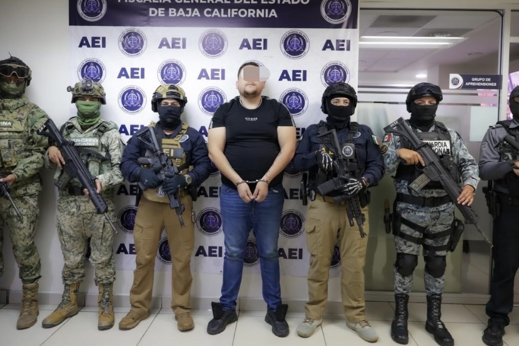 Detienen a “El Nenuco” por homicidio de agente de la Fuerza Estatal en Tijuana