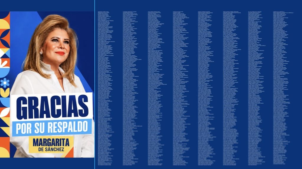 Militantes formalizan respaldo a Margarita Flores de Sánchez