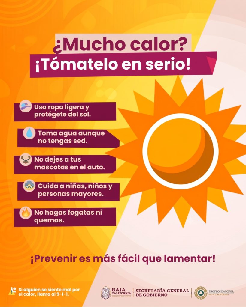 Alertan por incremento de temperaturas y riesgos de incendios forestales en BC
