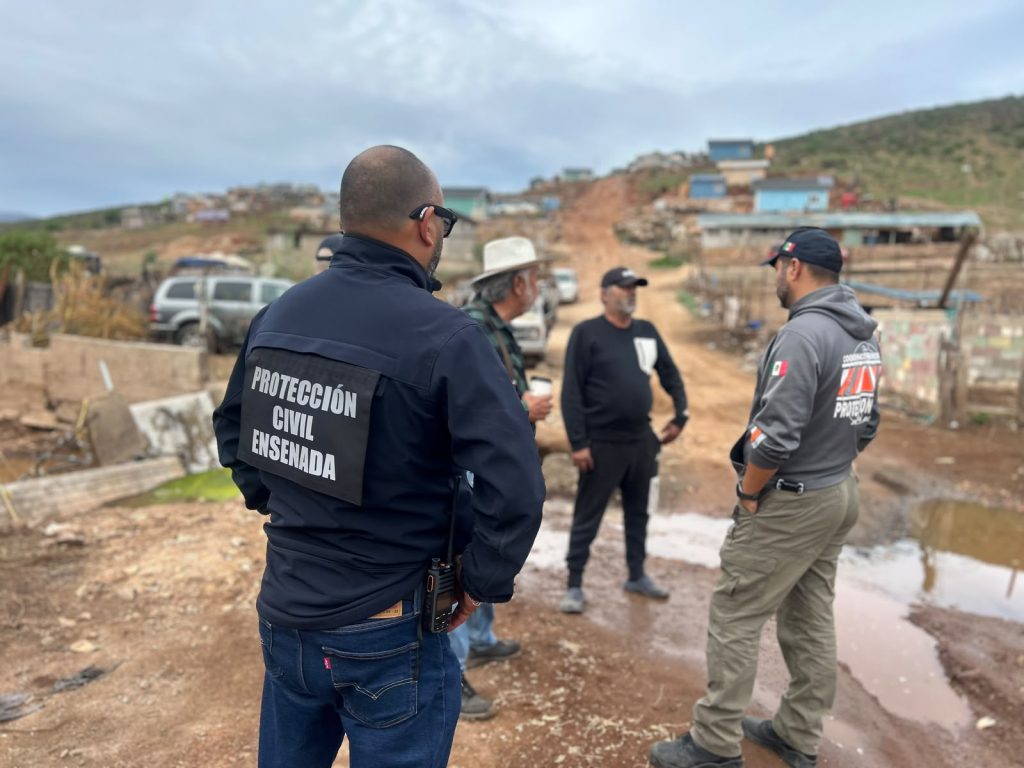 359 viviendas en zonas de riesgo ante pronóstico de lluvias en Ensenada